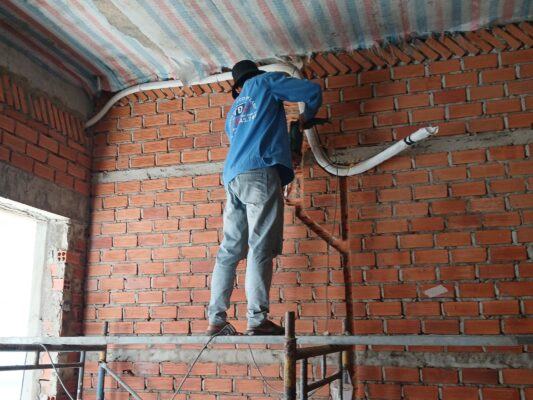 Thi Công Ống Đồng Máy Lạnh Âm Tường Huyện Nhà Bè