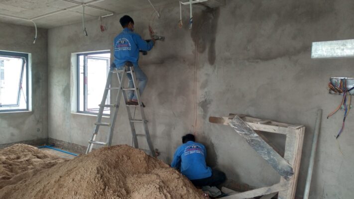 Thi Công Ống Đồng Máy Lạnh Âm Tường Quận Tân Bình