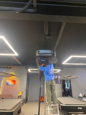 dịch vụ vệ sinh máy lạnh âm trần quận Gò Vấp